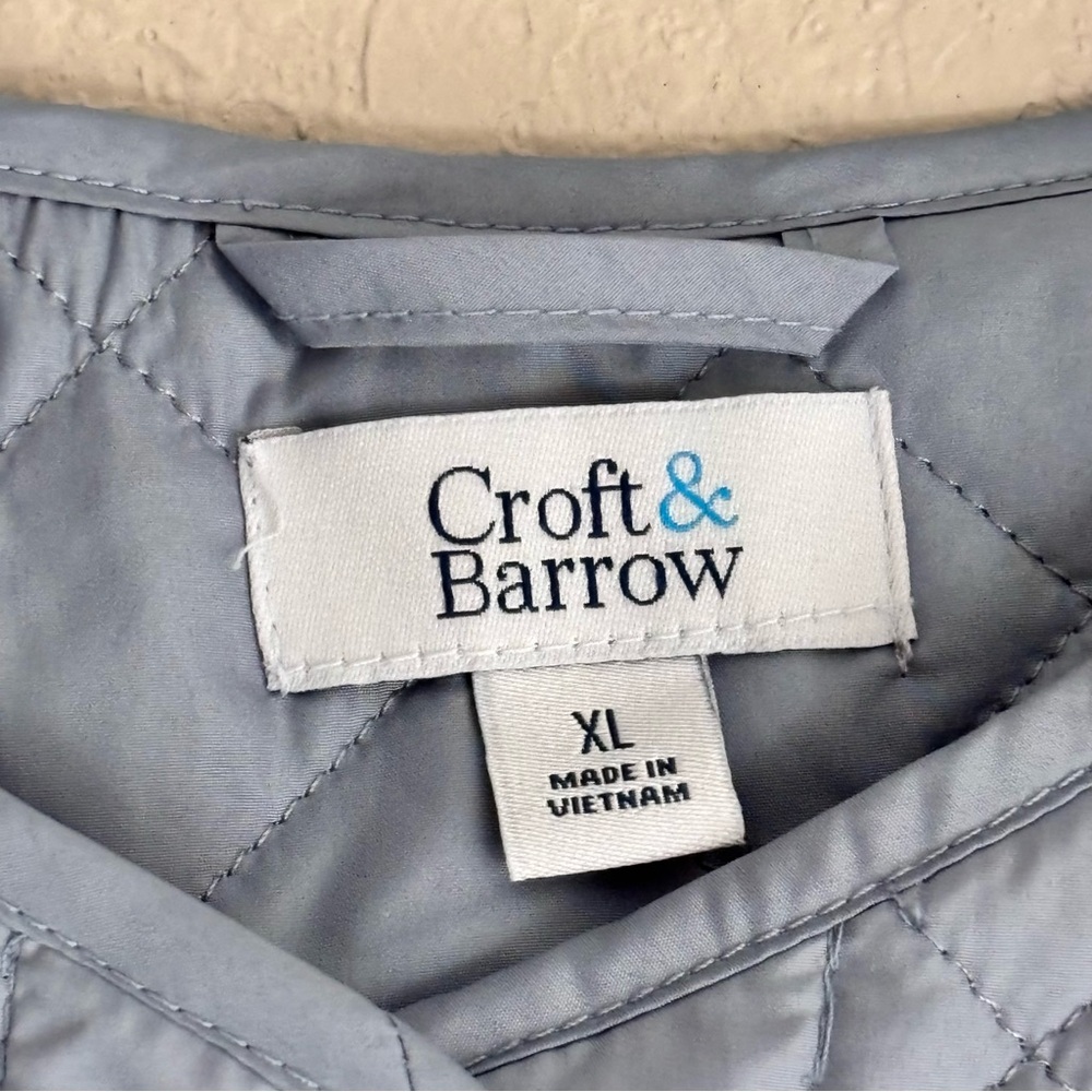 Croft & Barrow Women’s Light Blue Quilted Puffer Jacket size XL - Picture 4 of 9